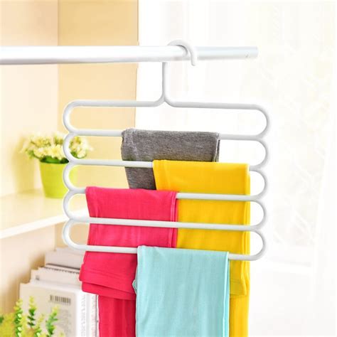 5 Lagen Anti Slip MagicTrousers Hanger Multifuncti Grandado