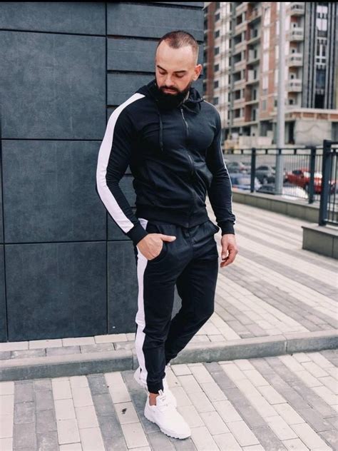 Спортивний костюм Vizavi 1559 L Чорний з білим (ROZ6400145956) – в ...