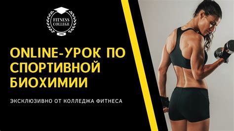 Online-урок по спортивной биохимии от Колледжа фитнеса - YouTube