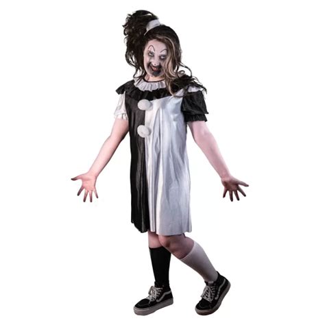 Terrifier 2- Pale Girl Costume - Screamers Costumes