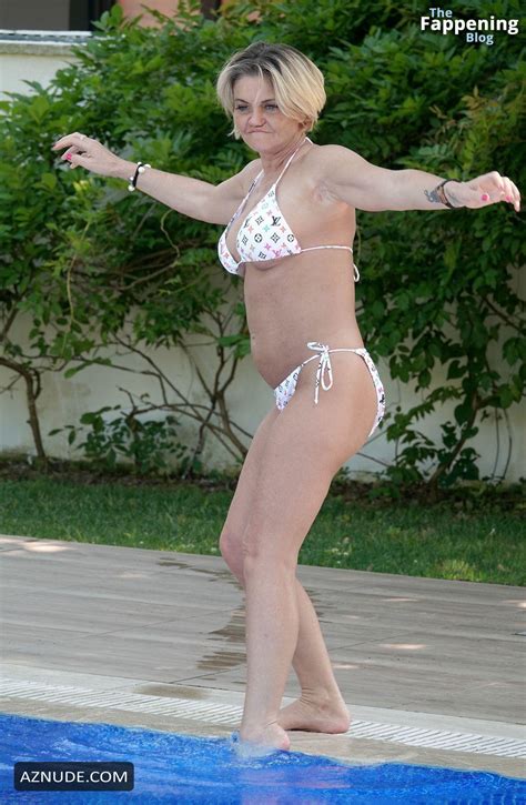 Danniella Westbrook Rocks A Sexy Bikini By The Pool In Antalya Aznude