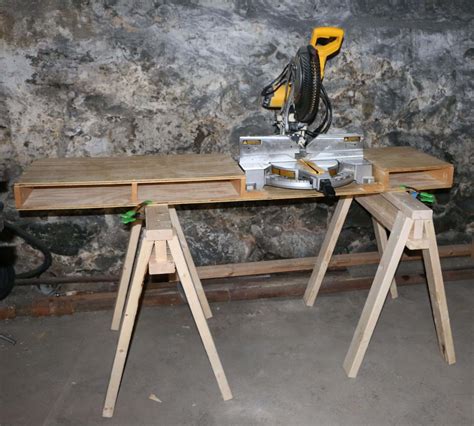 Build Mitre Saw Table Zuper Unique Wood