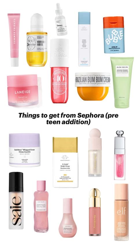 Things To Get From Sephora Pre Teen Addition Sephora Sephora Skin