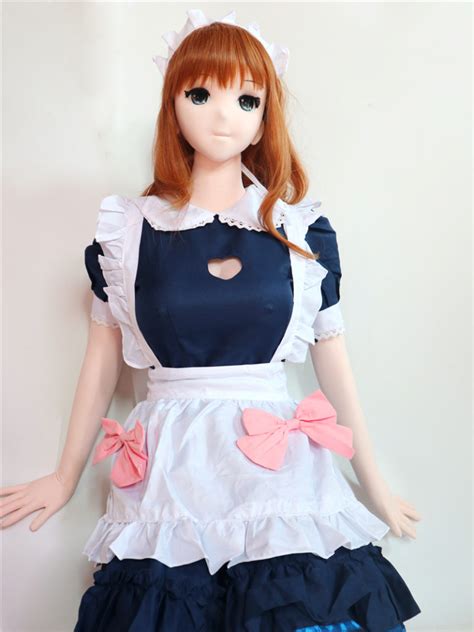 Cm Estartek Sakura Doll High Quality Febric Sex Doll Mita Maid Costume Brown Hair Version