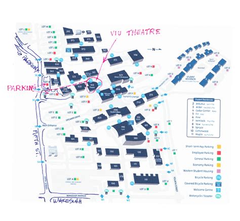 VIU Campus Map-Theatre and Parking - Nanaimo Chamber Orchestra