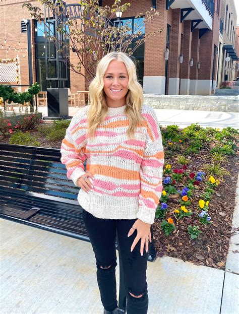 On The Bright Side Knit Sweater The Social Peach Boutique