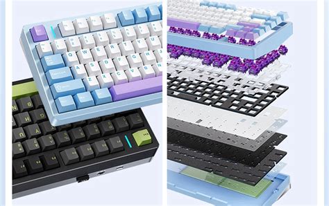 AULA M75 Aluminum 75 Gasket Hot Swap Wireless Mechanical Keyboard GenesisPC