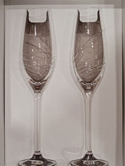 Кристални ритуални чаши с камъни Сваровски - модел 3