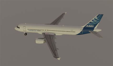 Airbus a320-214 airbus house livery 3D model | CGTrader