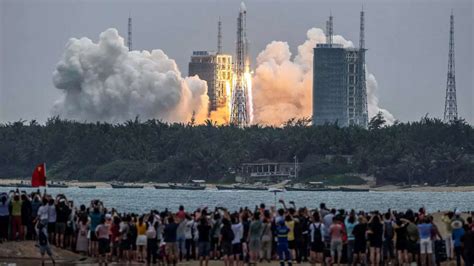 Espace le 1er module de la station spatiale chinoise lancé La