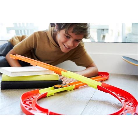 Pista Hot Wheels Track Builder Curvas Premium Glc Glc Mattel Real Brinquedos