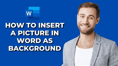 How To Insert A Picture In Word As Background Ai Hipe YouTube