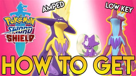 How To Get Toxel And Toxtricity In Pokemon Sword And Shield Amped And