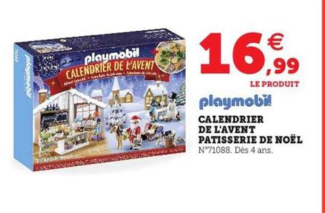 Promo Calendrier De L Avent P Tisserie De No L Playmobil Chez Hyper U