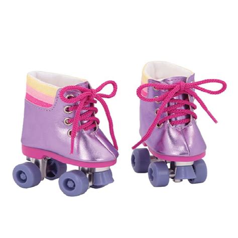 Buy Our Generation Shoes For 18 inch Doll - Rainbow Rollers | Our ...