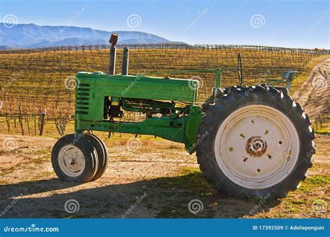 vineyard tractor stock image image  beverage transportation