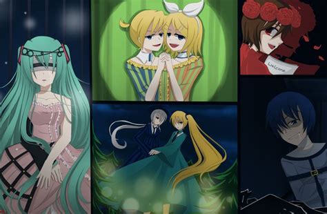 Dark Wood Circus Vocaloid Hatsune Miku Yowane Haku And Akita Neru