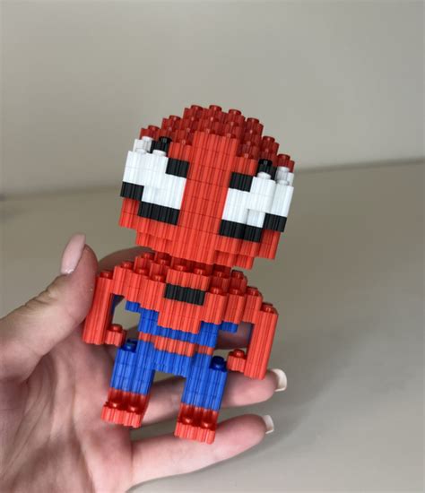 Конструктор из мини блоков 3D Человек-паук - купить с доставкой по ...