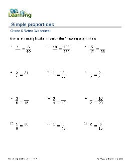 Worksheet: Solving Proportions - Using Ratios | Pre-Algebra ... 