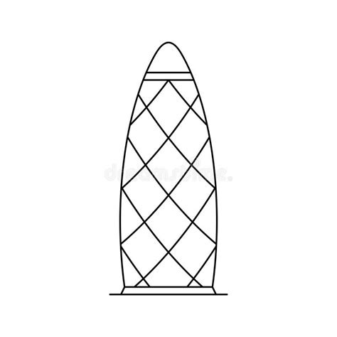 Gherkin Building Stock Illustrations 182 Gherkin Building Stock