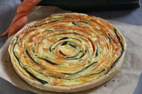 Tarte tourbillon aux courgettes et carottes Au gré de mes envies