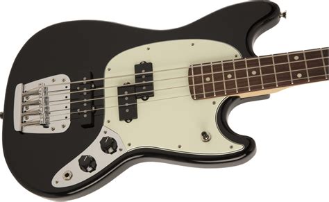 Fender Made In Japan Hybrid Mustang Bass Black イシバシ楽器