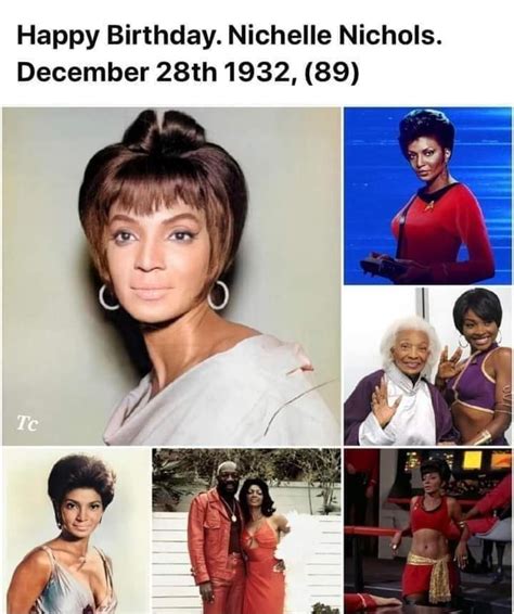 Happy Th Birthday To Nichelle Nichols Happy Birthday Nichelle