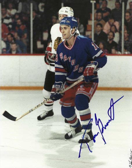 AUTOGRAPHED TONY GRANATO 8X10 New York Rangers Photo - Main Line Autographs