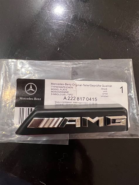 AMG Emblem, Car Accessories, Accessories on Carousell
