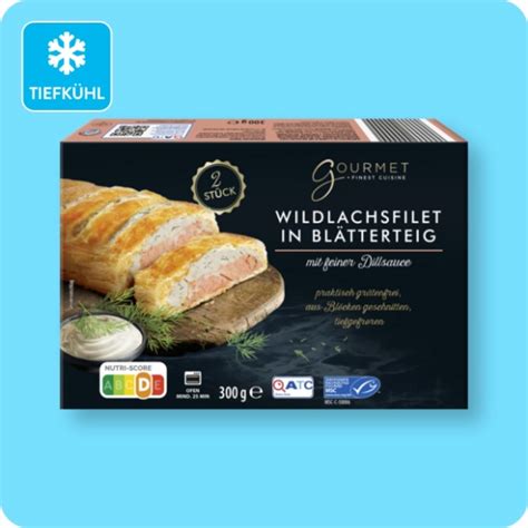 Wildlachsfilet In Bl Tterteig Von Aldi S D Ansehen