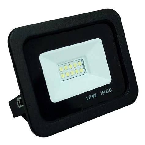 Refletor Holofote Led 10W smd Eco Branco Frio Decoração Casa Loja