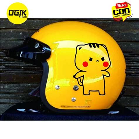 Jual Stiker Cutting Variasi Stiker Helm Bogo Mochi Shopee Indonesia