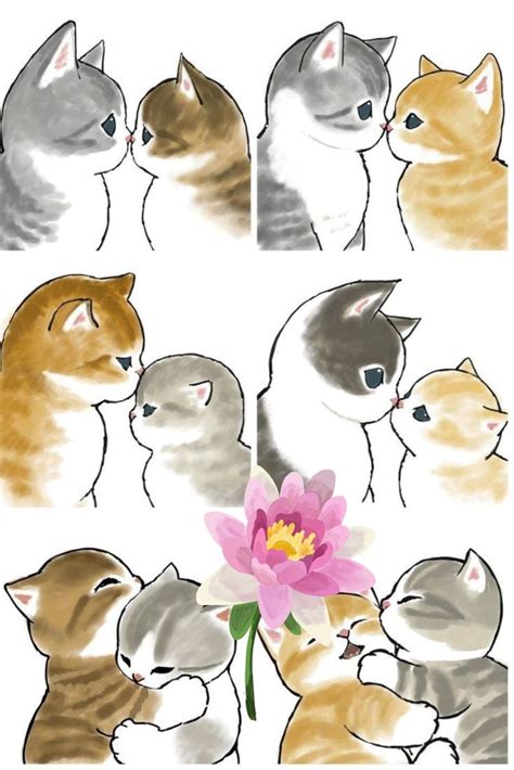 котики 😘🥰😍 | Милые рисунки, Иллюстрация кошки, Милые каракули