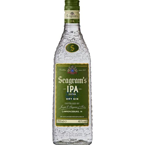 Ginebra Ipa Dry Botella 70 Cl SEAGRAM S Supermercado El Corte