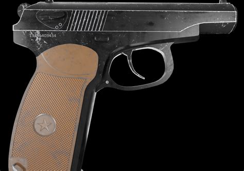 Makarov Pistol Cgtrader
