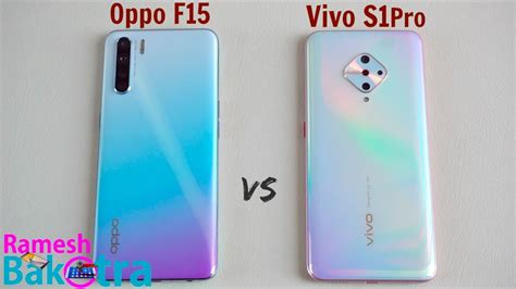 Oppo F15 Vs Vivo S1 Pro SpeedTest And Camera Comparison YouTube