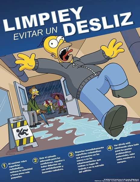 Safetyposter Simpsons Safety Poster Limpie Sp S Sp Lws Zoro