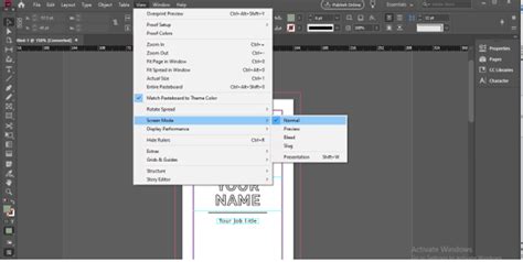 InDesign Preview Shortcut How To Use InDesign Preview Shortcut