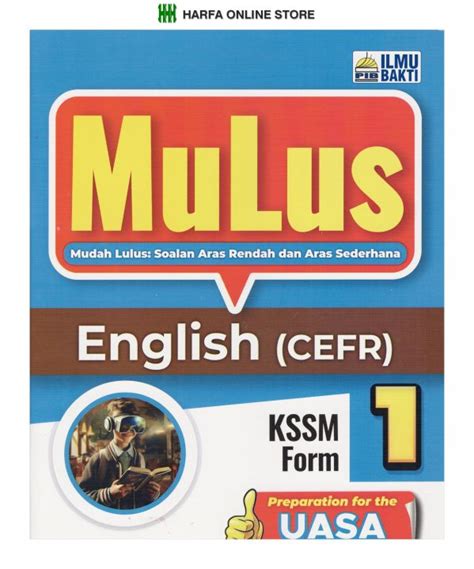 Buku Latihan Mulus English Cefr Uasa Form 1 Kssm Lazada