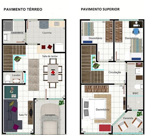 Plantas De Casas Terreas Geminadas 10 Modelos