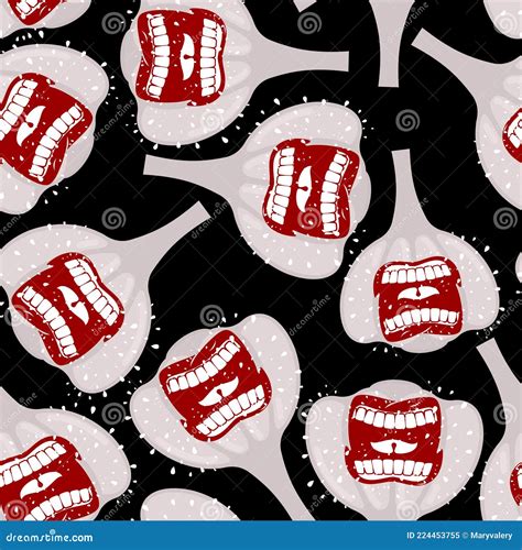 Emoticon Screams Open Mouth And Teeth Crazy Emoji Vector