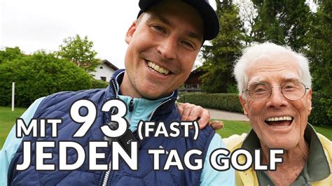 93 Jahre Alt Und Jeden Tag Golf Das Ist Alfons Geheimnis Gut Golf