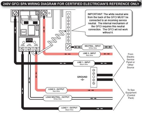 Wiring Diagram For 240 Volt Gfci Breaker - Wiring Diagram