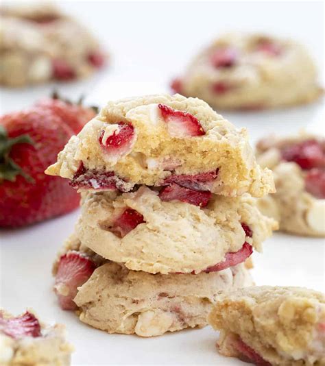 Fresh Strawberry Cookies Recipe