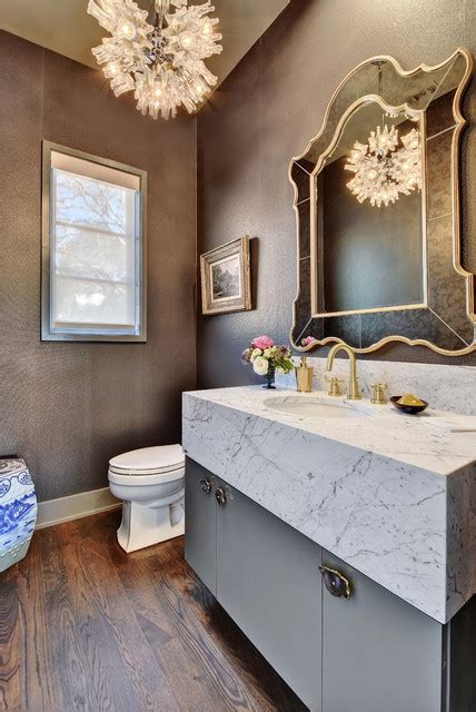 Maria Anna Residence Transitional Powder Room Austin By