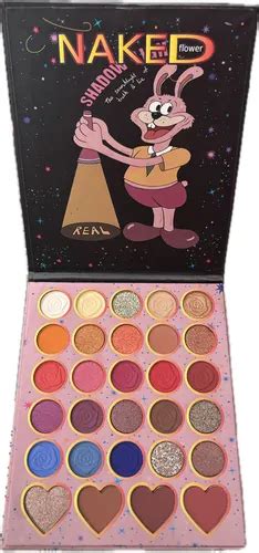 Naked Flower Paleta De Sombras Ojos Colores Negro Meses sin interés
