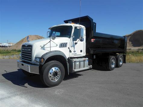 2018 Mack Granite GU713 Tandem Axle Dump Truck MP8 445HP AMT For