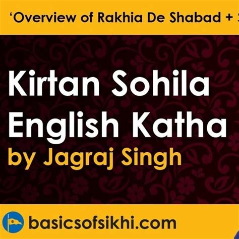 Stream Basics of Sikhi | Listen to Kirtan Sohila English Katha playlist ...