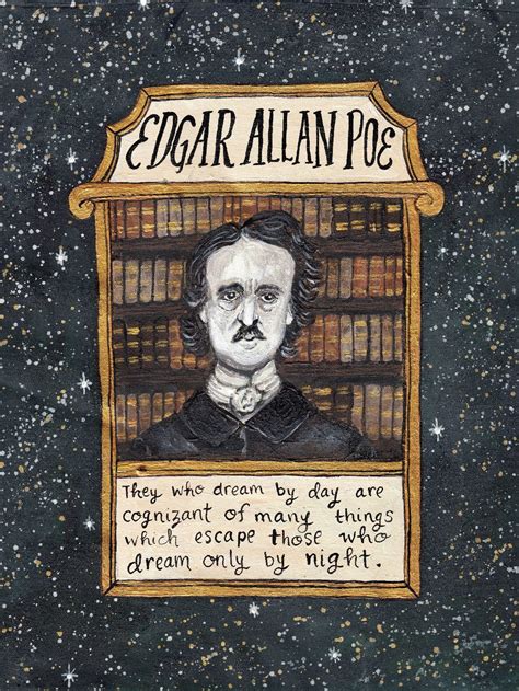 Illuminated Edgar Allan Poe ART PRINT • Sweet Sequels