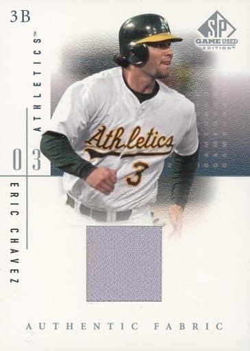 Sports Jersey Card Oakland Athletics Upper Deck 2001 Sp Game Used